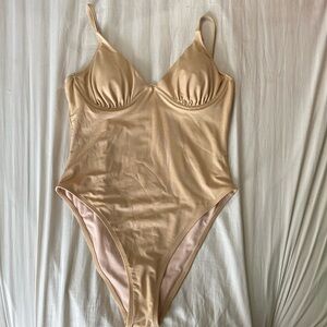 Cream Underwire Bra with Molded Cups